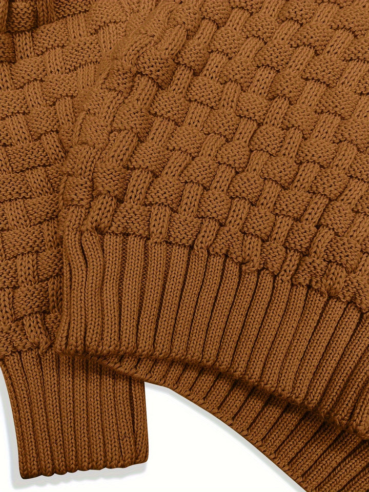 Barrett | Teksturowany sweter z kołnierzem szalowym