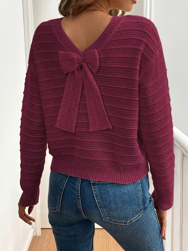 Marisol | Sweter z Kokardą