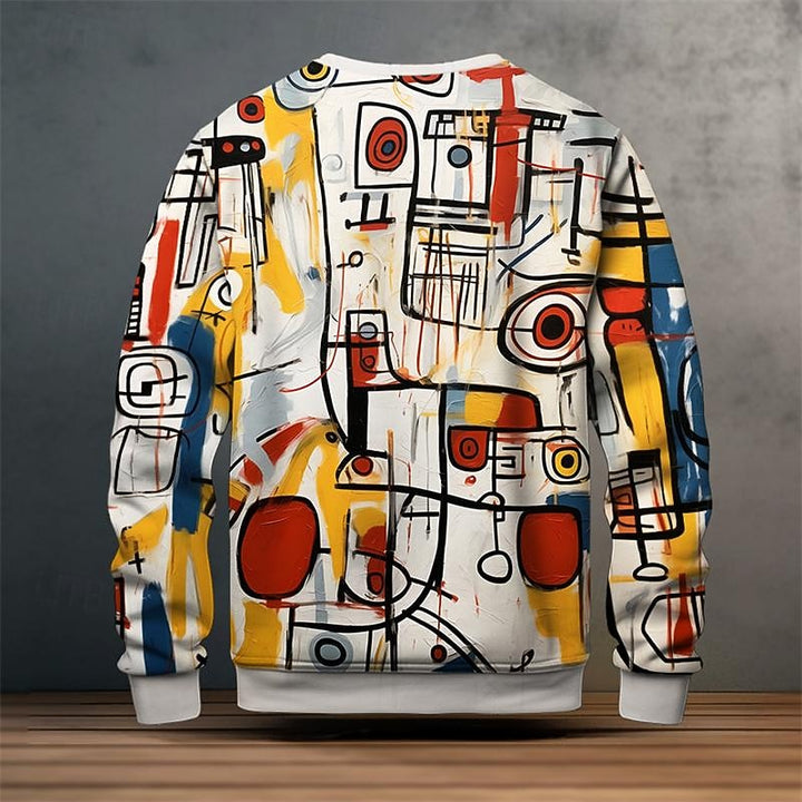 Grant | Artystyczny Sweatshirt z Okryciem na Szyi