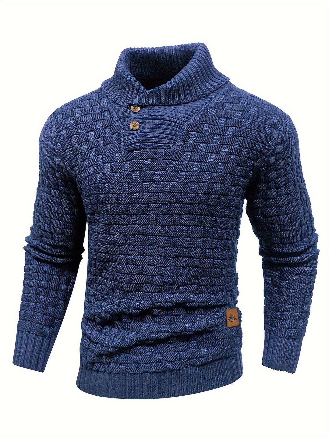 Barrett | Teksturowany sweter z kołnierzem szalowym