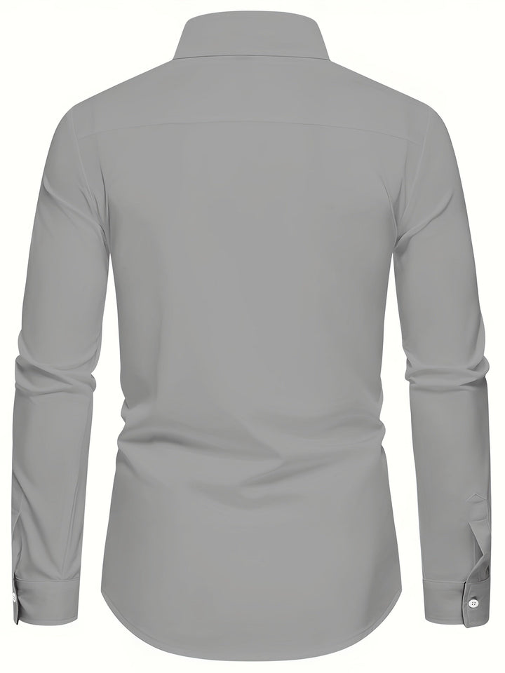Damon | Koszula Slim Fit z Kontrastowymi Akcentami