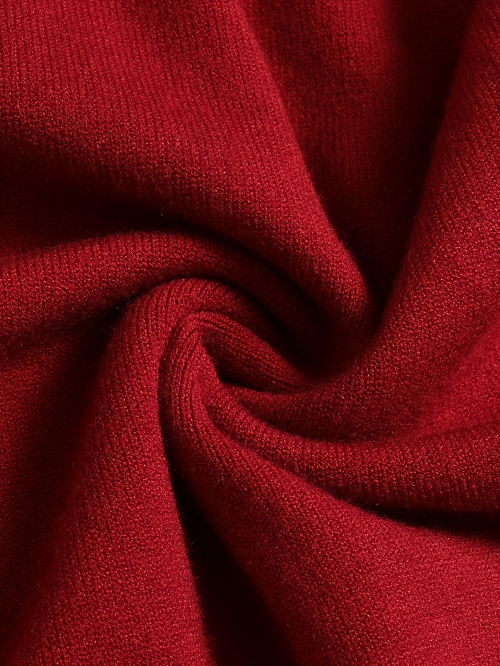 Tobias | Elegancki Sweter z Wysokim Kołnierzem