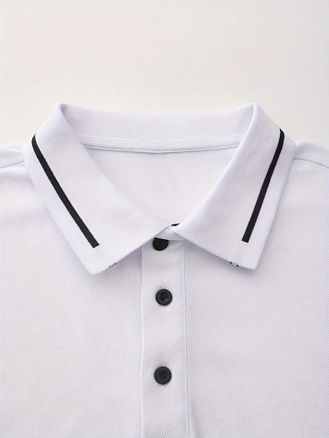 Reginald | Elegancka Koszula Polo z Długim Rękawem