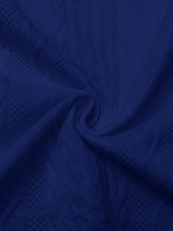 Helene | Teksturowana Bluza z Pół-Zipem