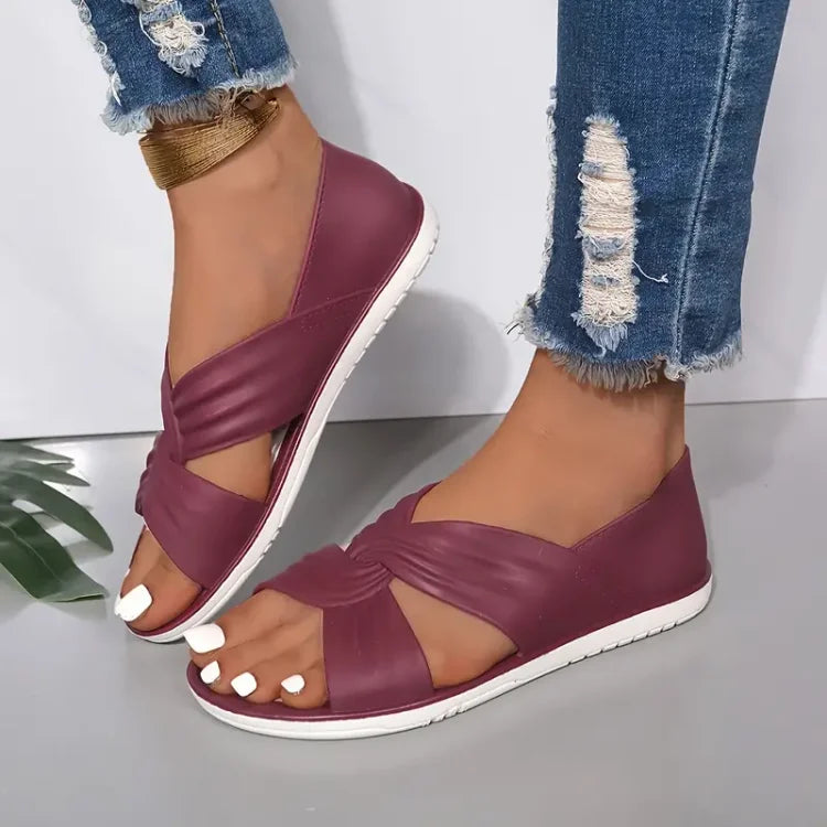 Annette | Sandaly z wyściółką w stylu crossover