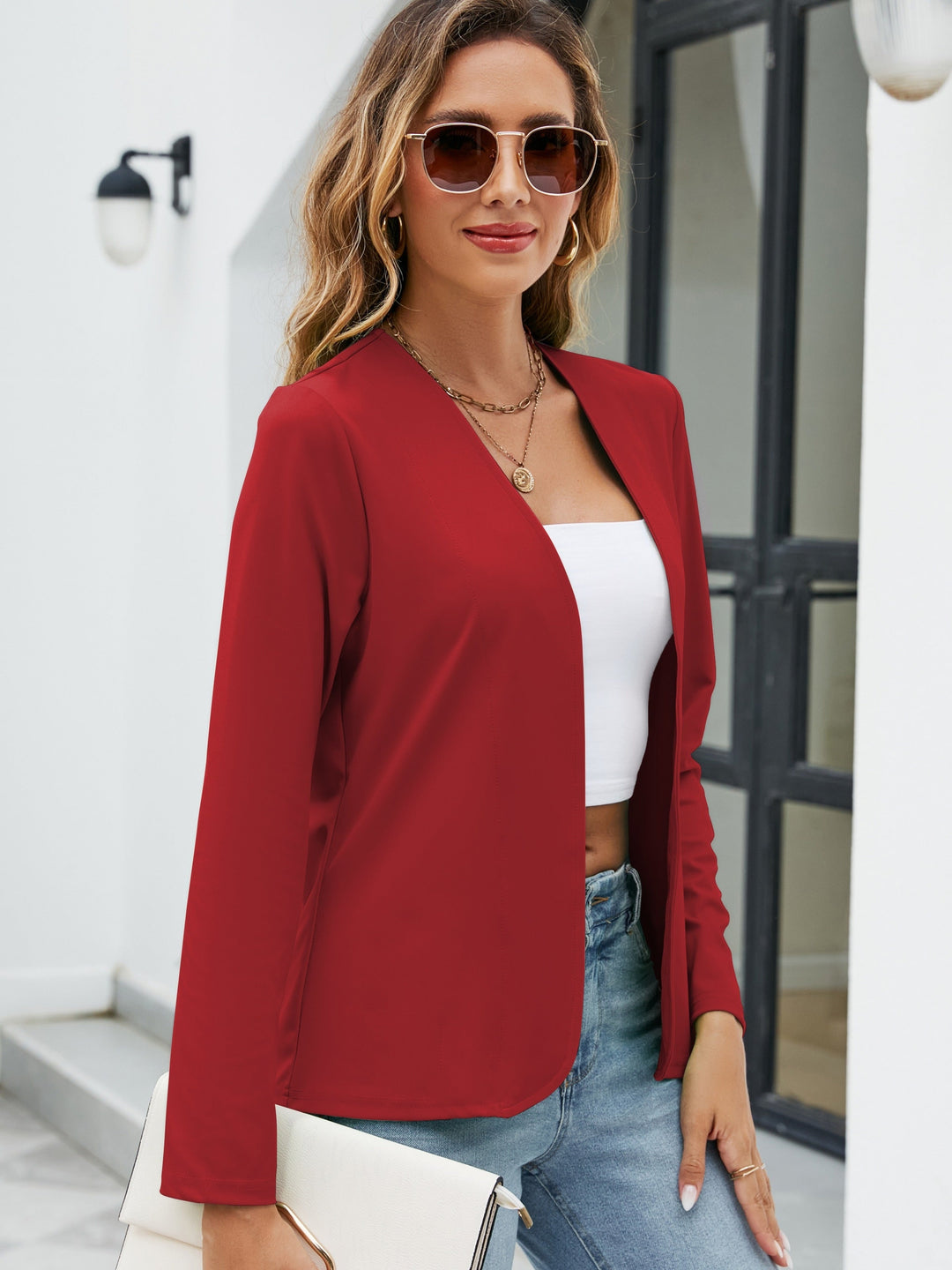 Faye | Otwarte Casual Kardigan