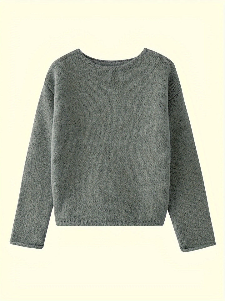 Prudence | Sweter z Luźnym Dekoltem