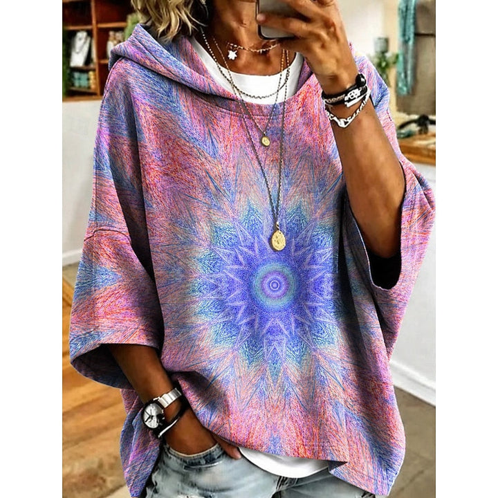 Diane | Botaniczny Top z Kapturem