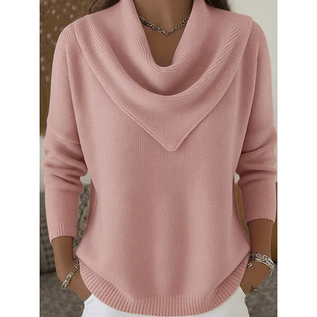 Ottilie | Sweter z drapowanym dekoltem
