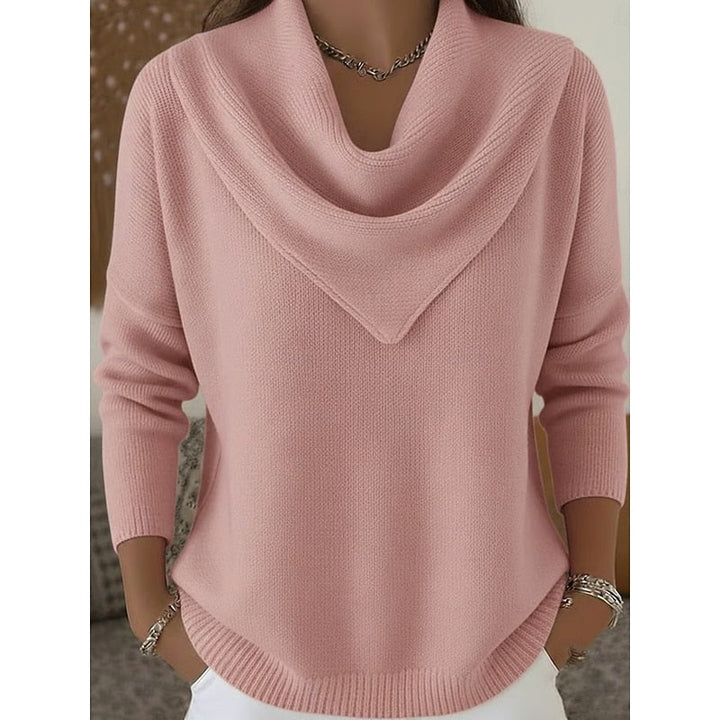 Ottilie | Sweter z drapowanym dekoltem