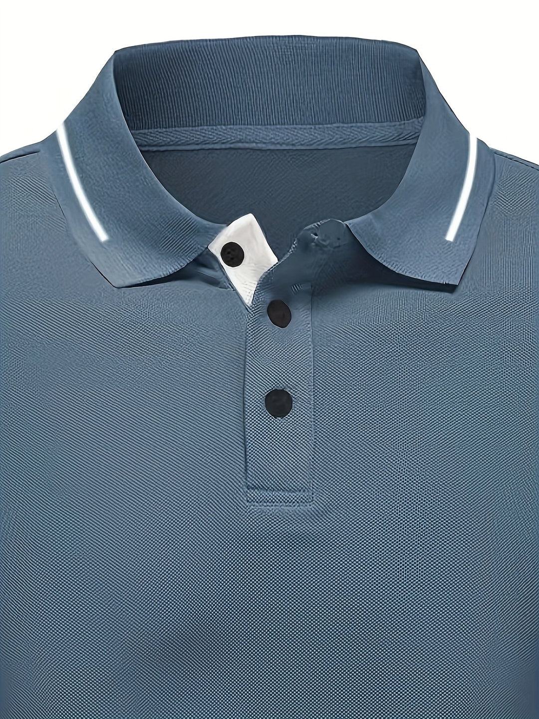 Reginald | Elegancka Koszula Polo z Długim Rękawem