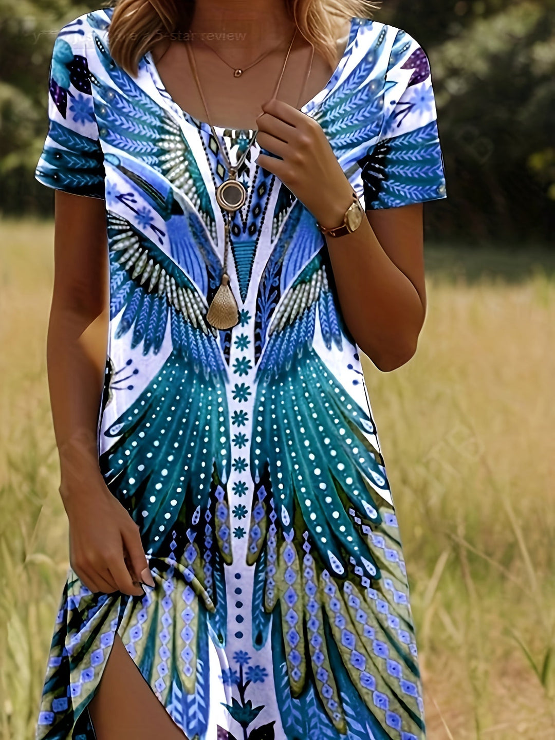 Willa | Sukienka A-Linie w Boho Wzór