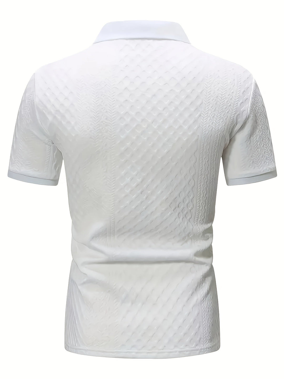 Harrington | Teksturowana koszulka polo do biura
