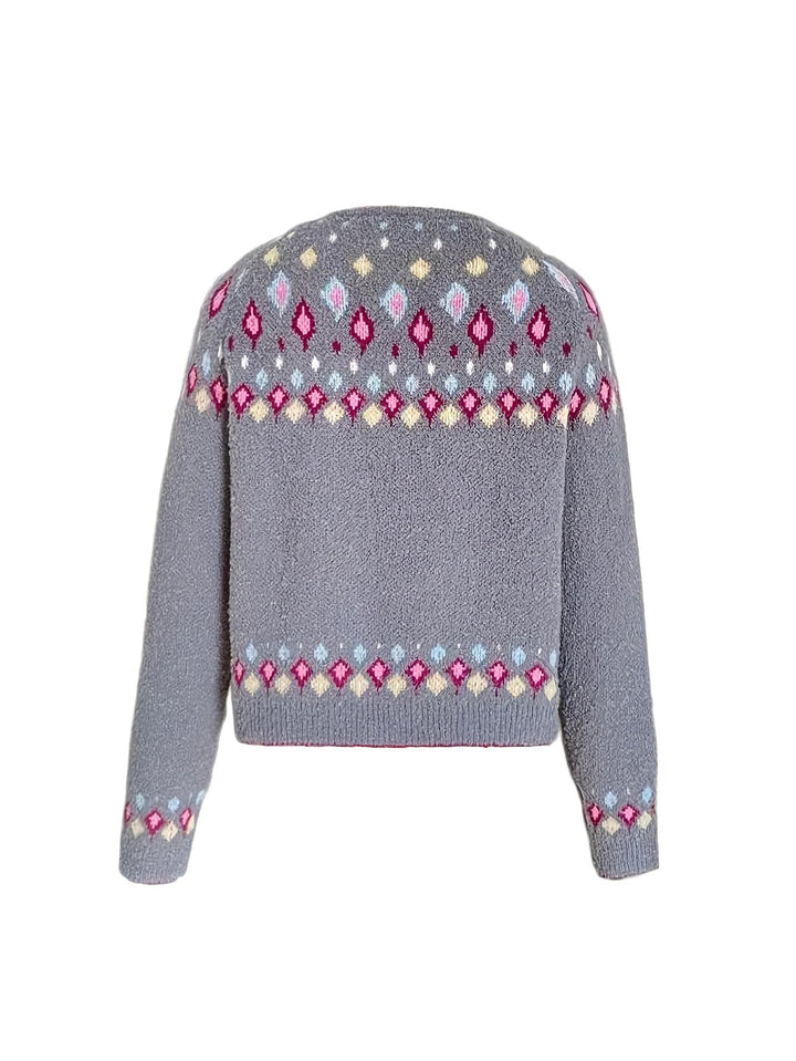Maribel | Kardigan z dzianiny Fair Isle