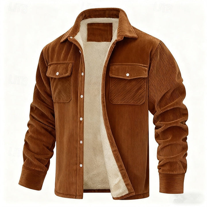 Dalton | Kurtka z Prążkowanej Fleece