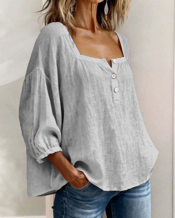 Orlinda | Stylowa Bluzka z Luźnymi Bufkami