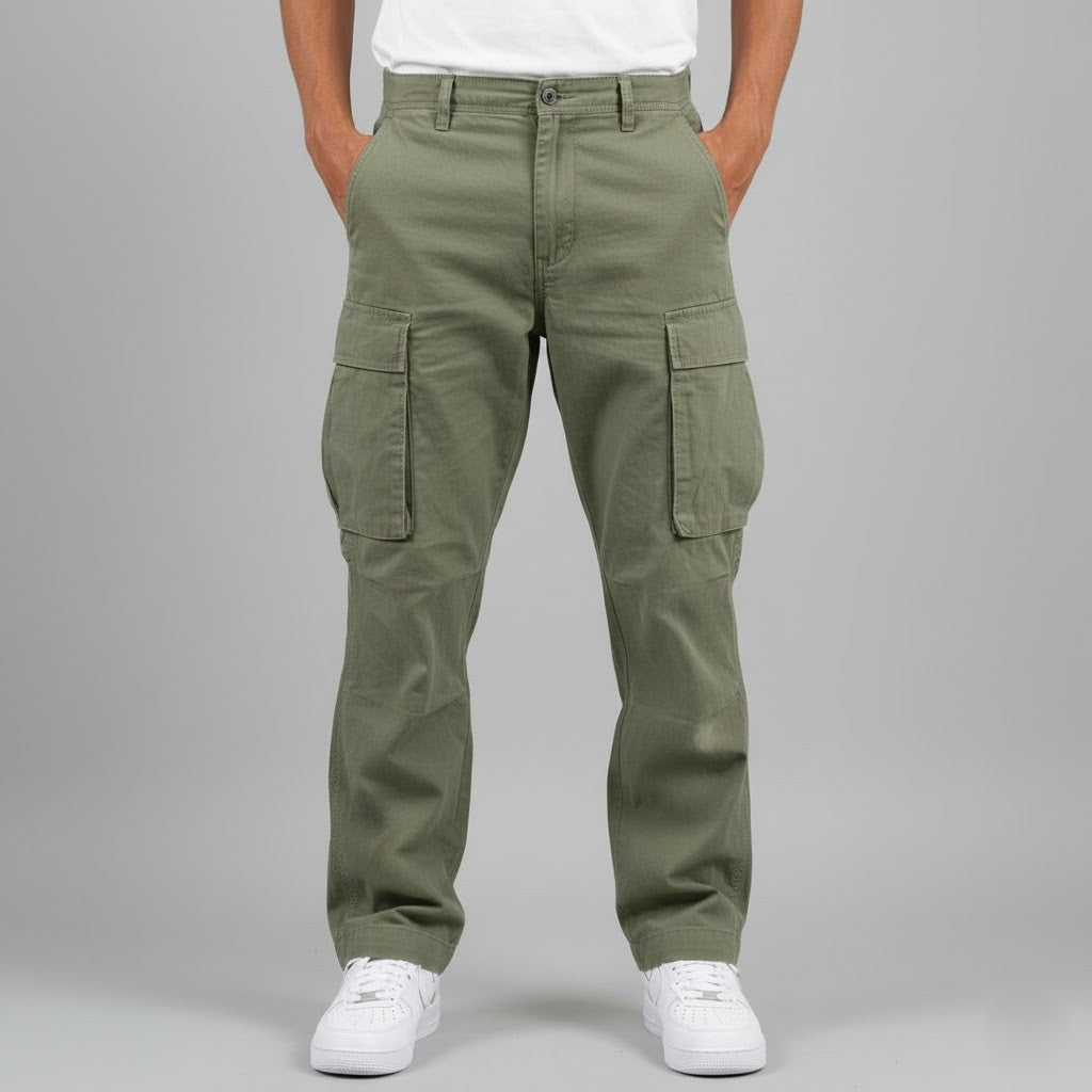 Dennis | Luźne Spodnie Cargo w Stylu Streetwear