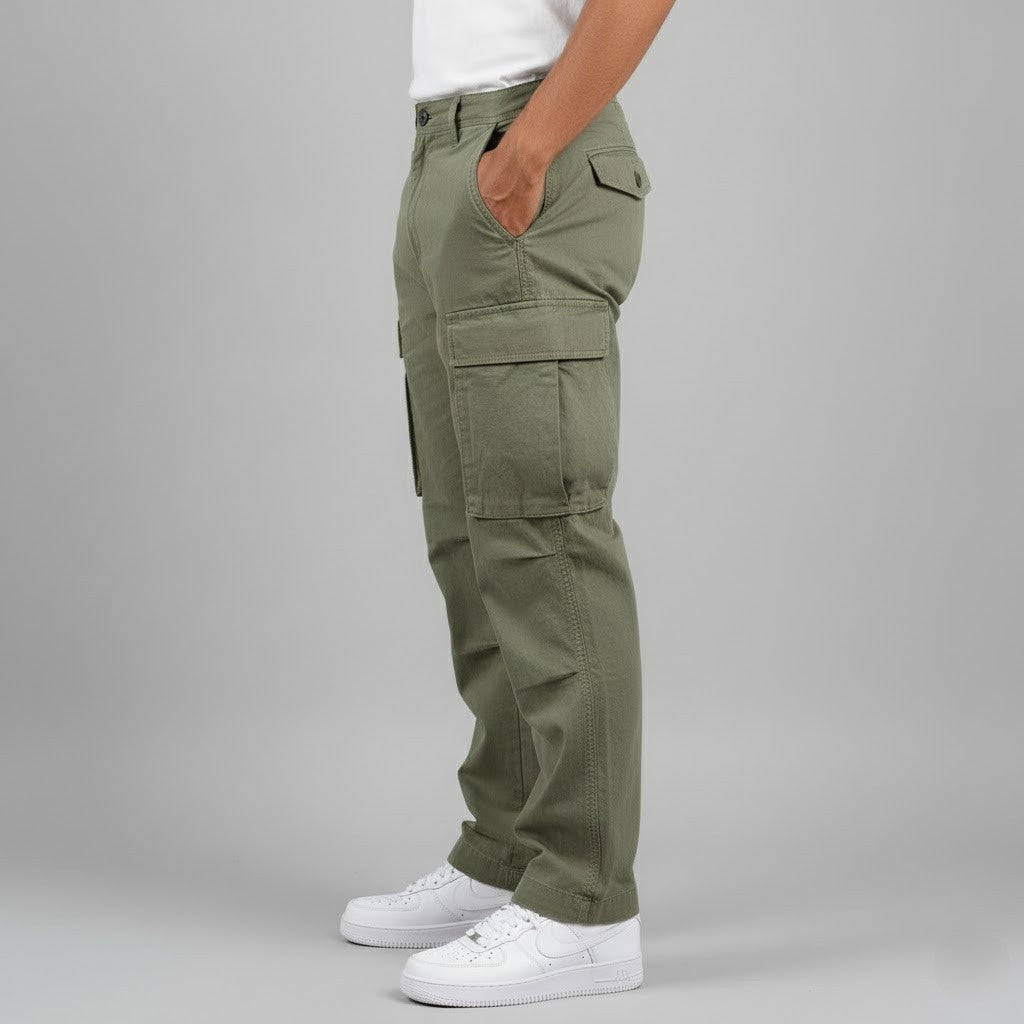 Dennis | Luźne Spodnie Cargo w Stylu Streetwear