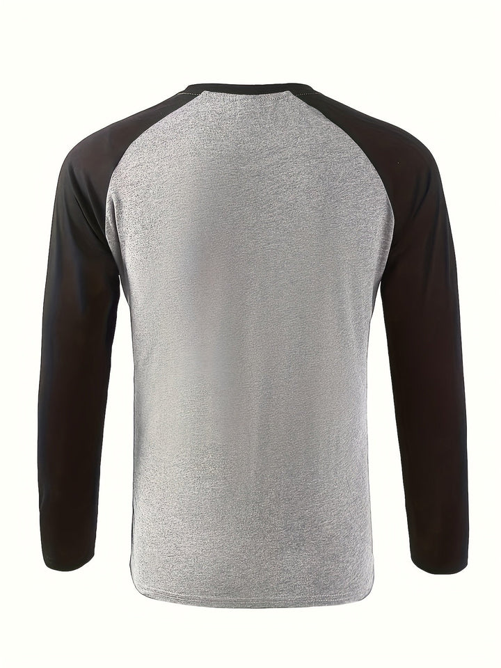 Roman | Dwukolorowa koszulka z długim rękawem typu raglan