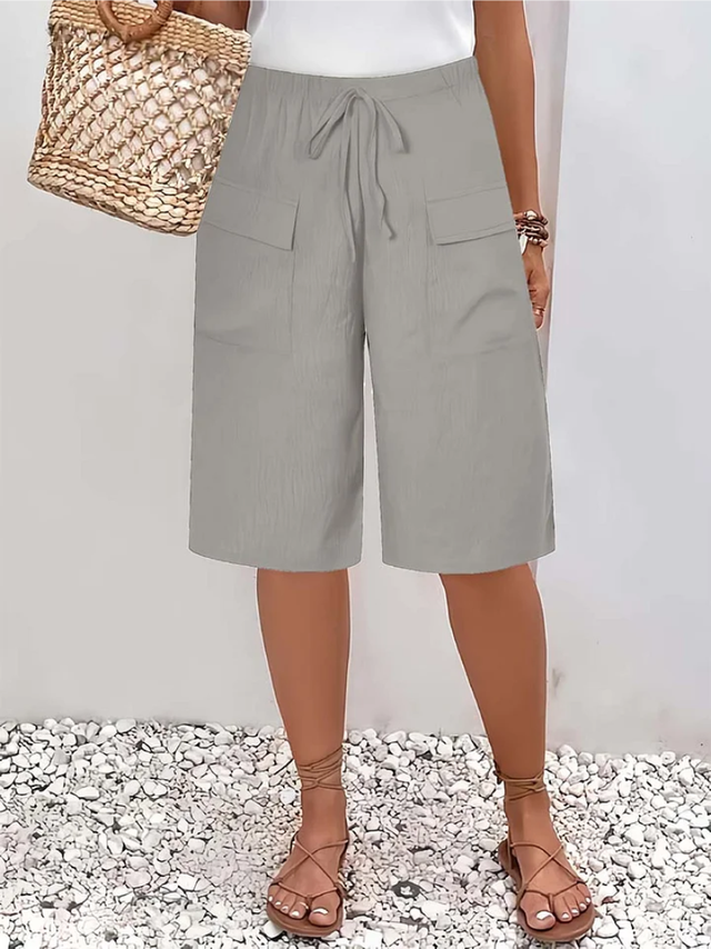 Molly | Klasyczne Spodnie Oversize z Koronką