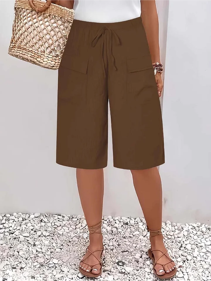 Molly | Klasyczne Spodnie Oversize z Koronką