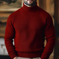 Dean | Sweter z golfem prążkowanym