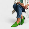 Kaia | Mokasyny Slip-On z Wydłużonym Nosem