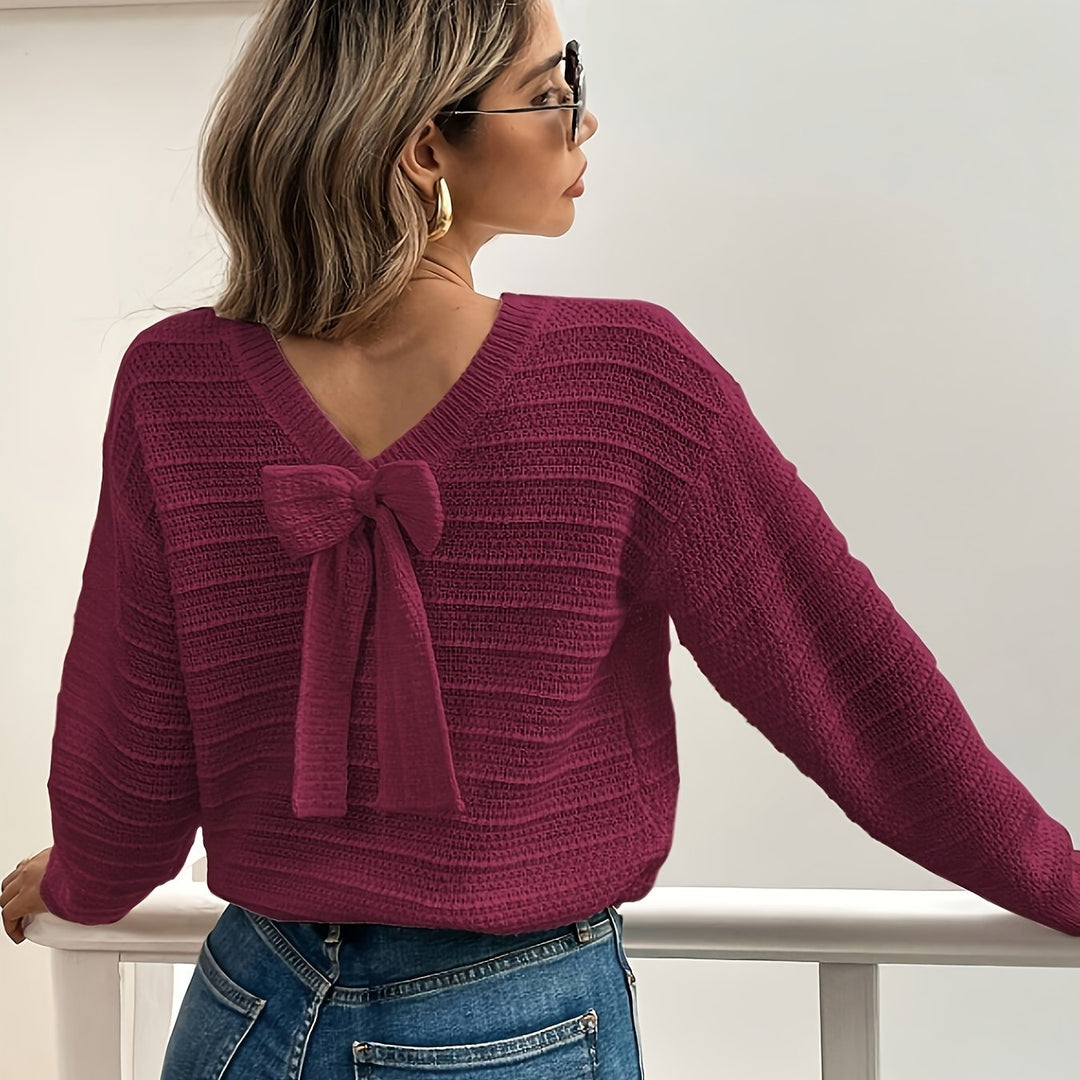Marisol | Sweter z Kokardą