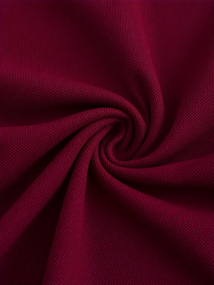 Reginald | Elegancka Koszula Polo z Długim Rękawem