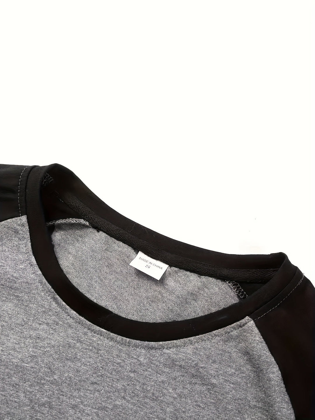 Roman | Dwukolorowa koszulka z długim rękawem typu raglan