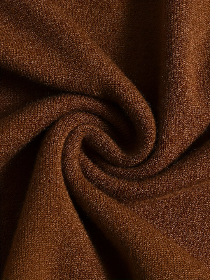 Tobias | Elegancki Sweter z Wysokim Kołnierzem