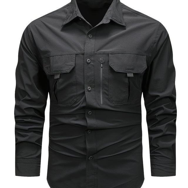 Hollis | Utility Long-Sleeve Cargo Shirt