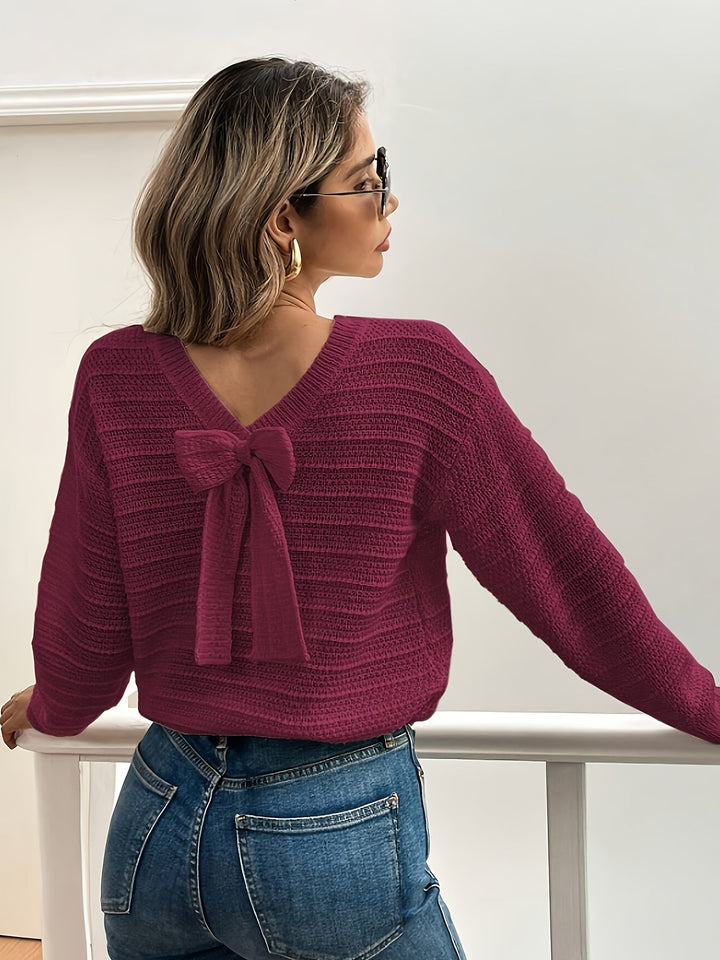 Marisol | Sweter z Kokardą