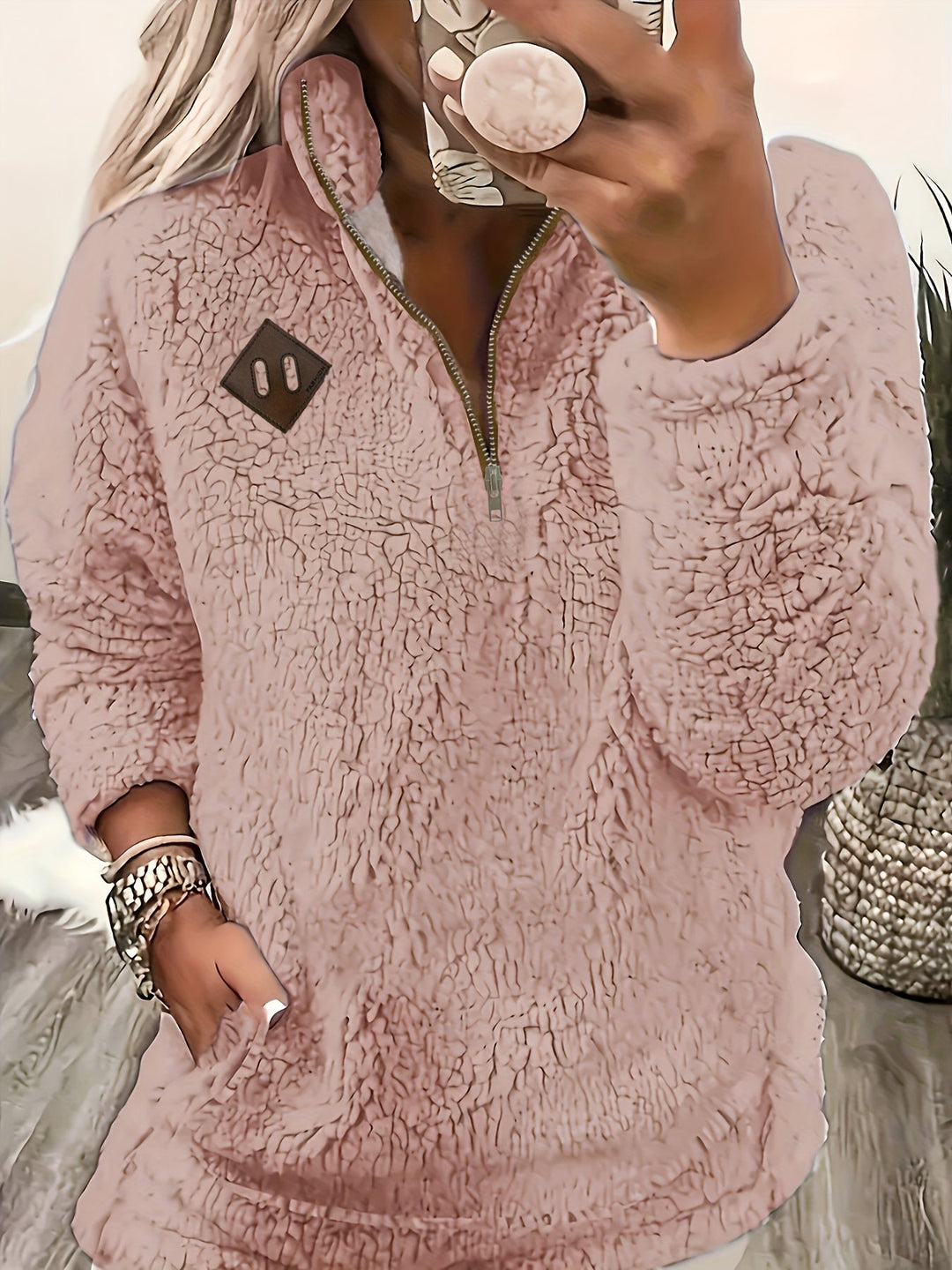 Lorraine | Przytulny Pullover z Połową Zamka
