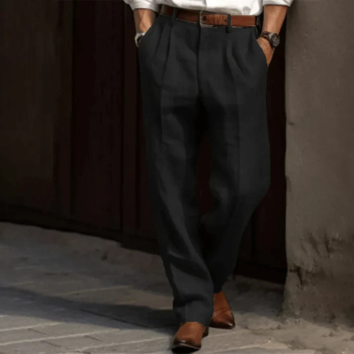 Thomas | Casual Baggy Spodnie Garniturowe