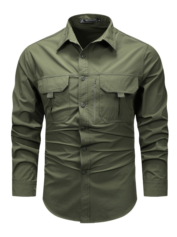 Hollis | Utility Long-Sleeve Cargo Shirt
