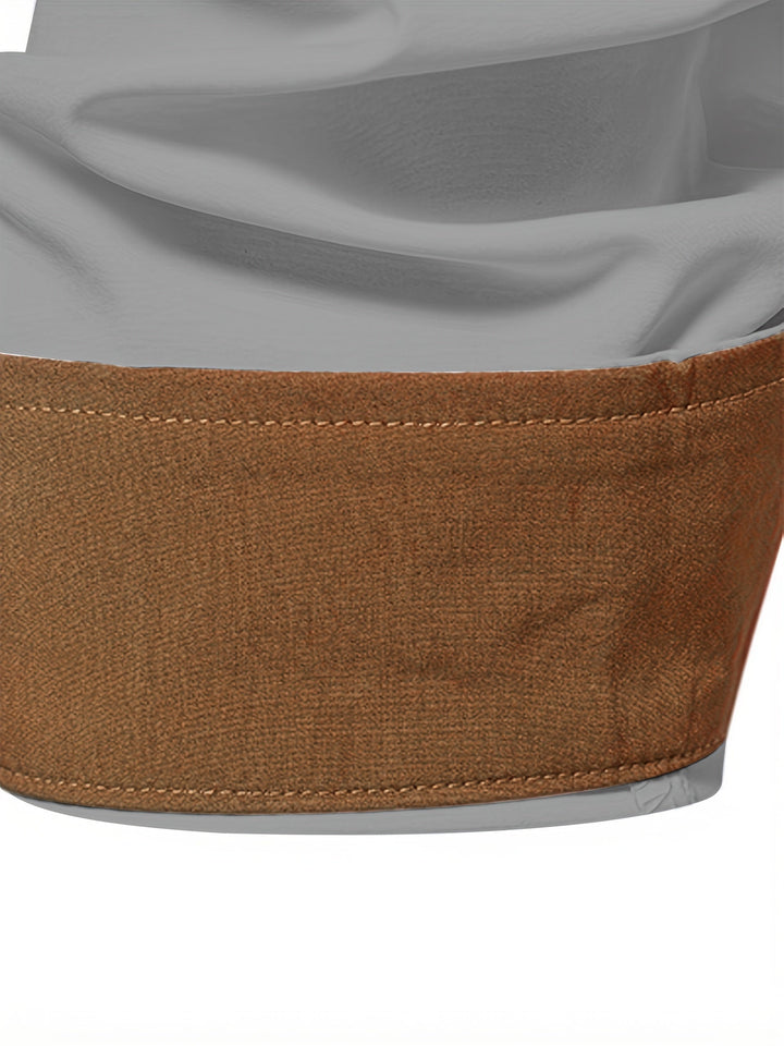 Damon | Koszula Slim Fit z Kontrastowymi Akcentami