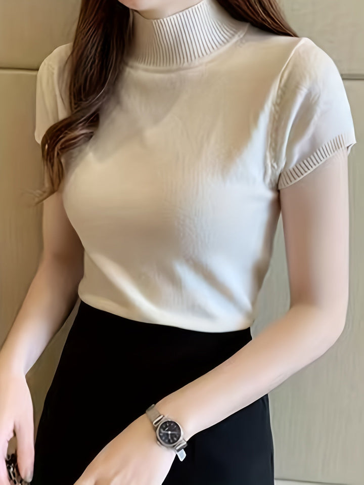 Camryn | Elegancki Top z Półgolfem