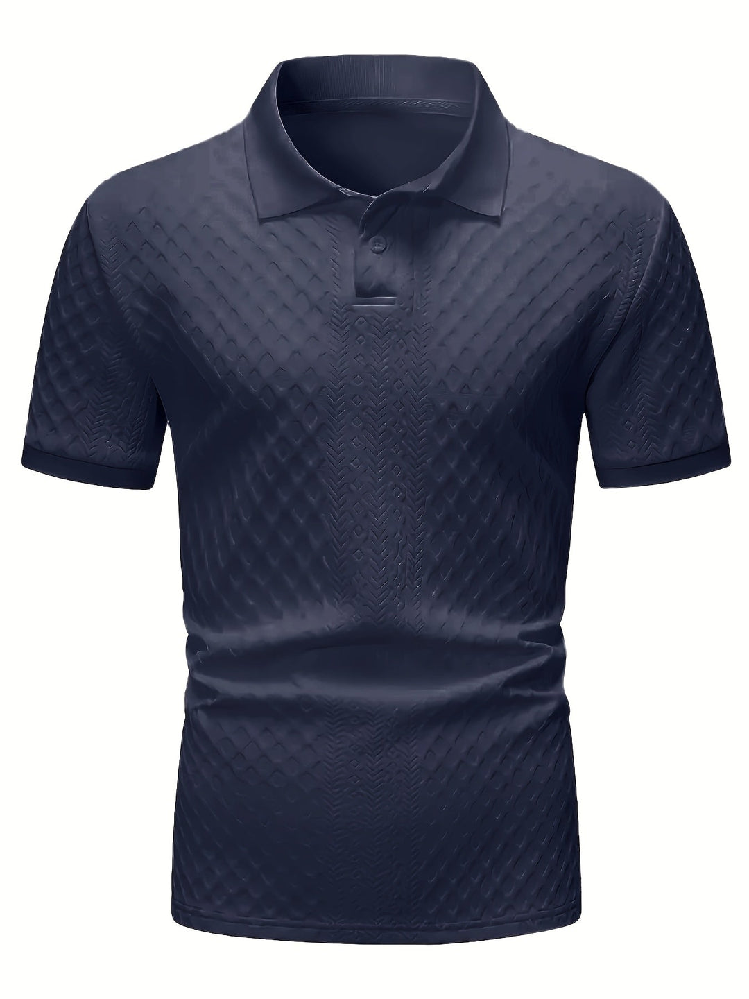 Harrington | Teksturowana koszulka polo do biura