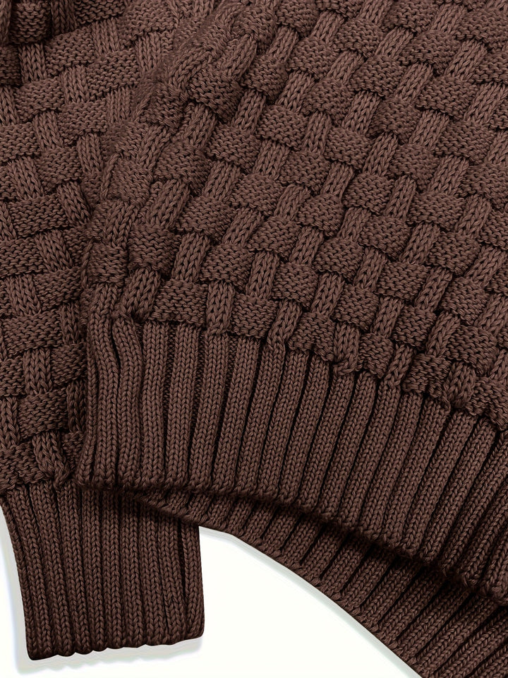 Barrett | Teksturowany sweter z kołnierzem szalowym