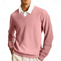 Carter | Elegancki Sweter z Dekoltem w Serek