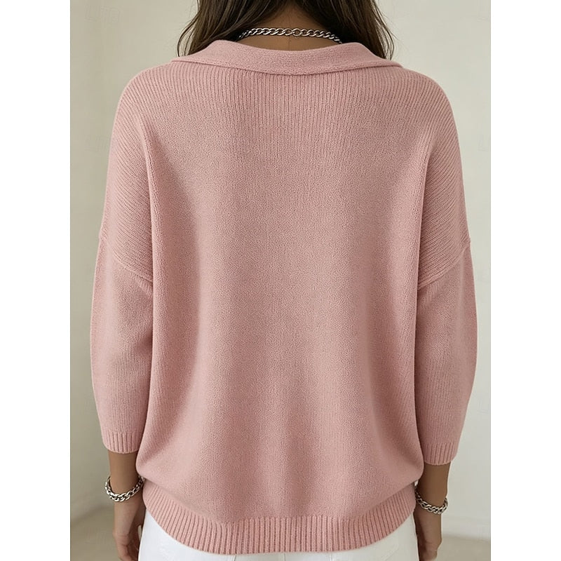 Ottilie | Sweter z drapowanym dekoltem