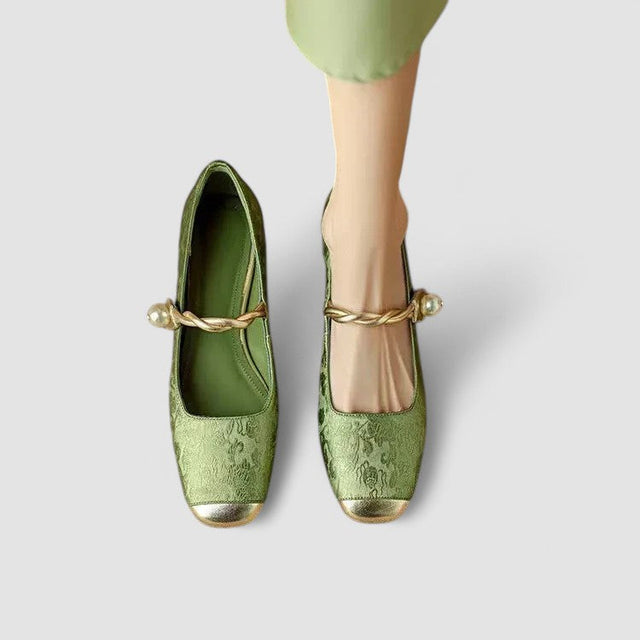 Eleanor | Klasyczne buty Mary Jane na słupku