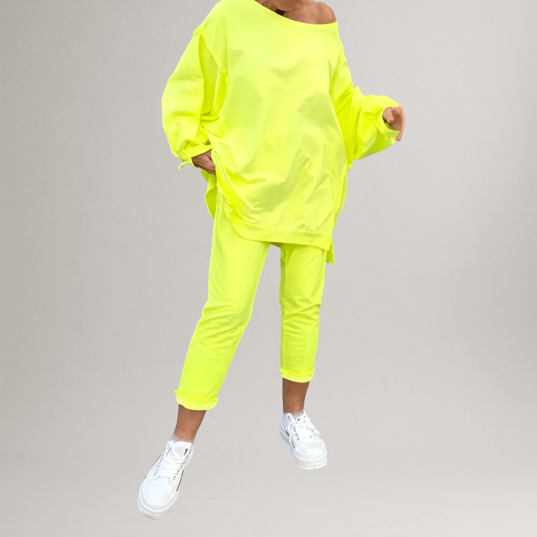 Winona | Klasyczna Oversize Bluzka i Spodnie