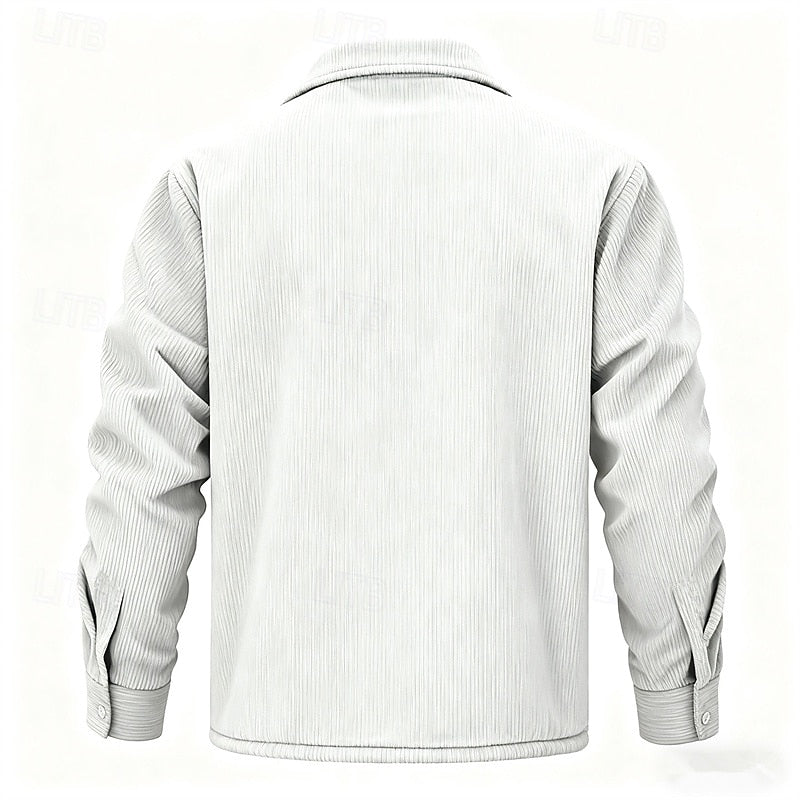 Dalton | Kurtka z Prążkowanej Fleece