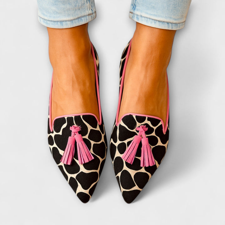 Julia | Eleganckie Mokasyny Slip-On z Frędzlami