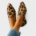 Lillian | Stylowe Mokasyny w Print Lwa