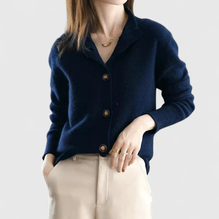 Constance | Elegancki Kardigan z Guzikami