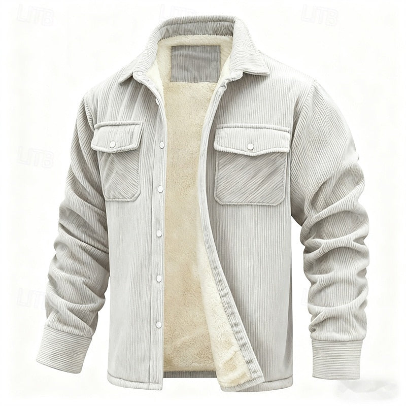 Dalton | Kurtka z Prążkowanej Fleece