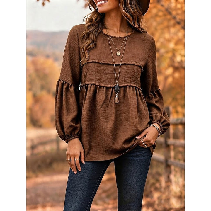 Isabelle | Luźna Bluzka Peplum